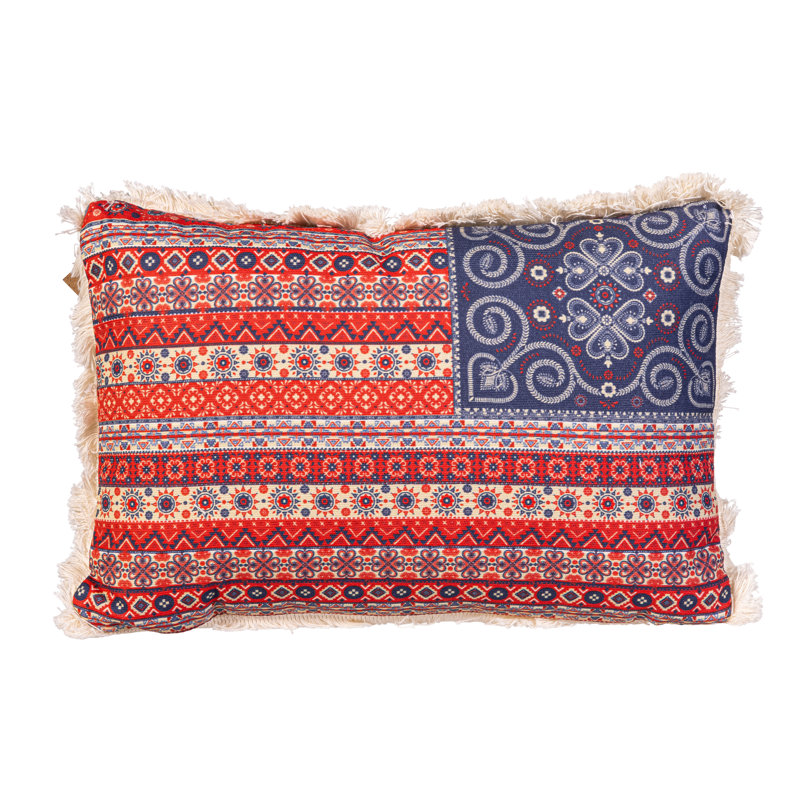 Coussin de voyage avec drapeau effilé Americana