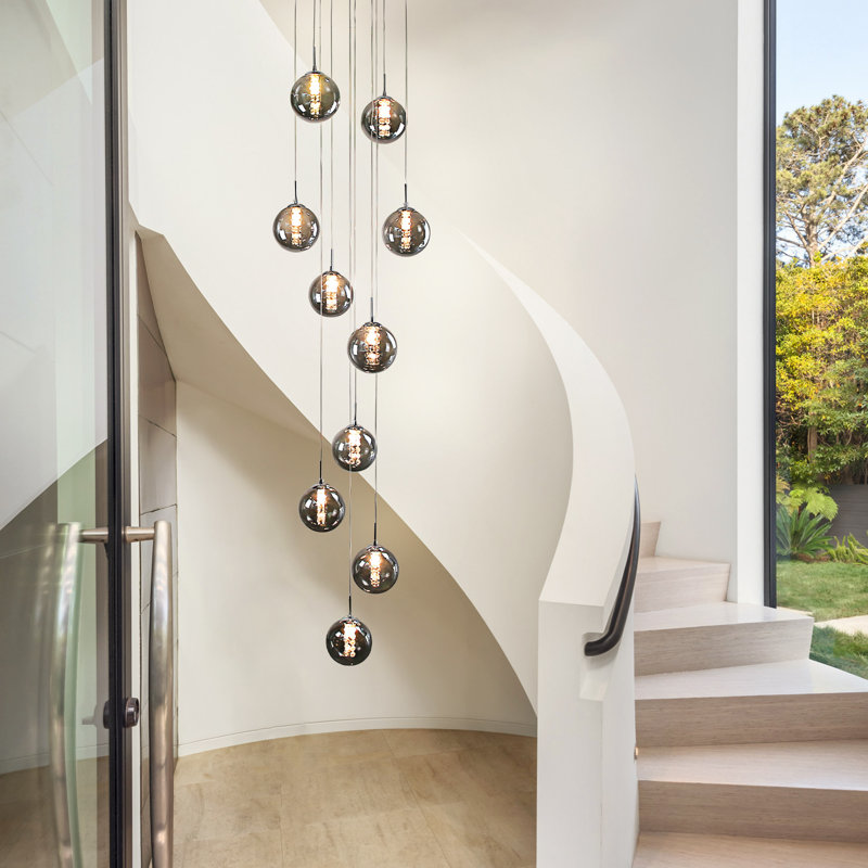 Amice 10 - Light Cluster Pendant, Grey