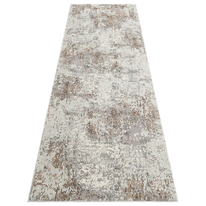 Talon Abstract Area Rug, Runner 80 x 240cm
