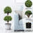 40'' Artificial Boxwood Double Ball Topiary Trees