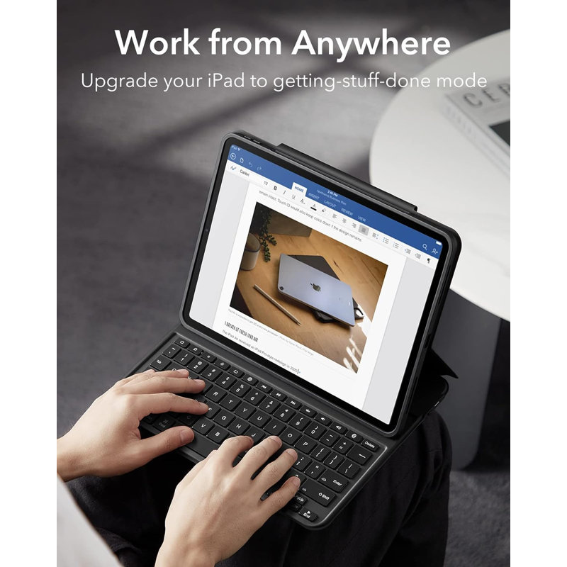 Étui magnétique ESR pour iPad 10e génération, léger et portable, noir