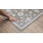 Kugler Vintage Traditional Brown/ Ivory Printed Washable Flat Pile Area Rug-1057545682