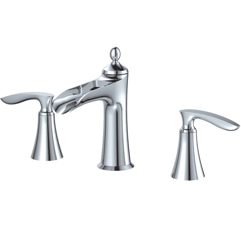 Aegean 2 Handle Deck Roman Tub Faucet, Polished Chrome
