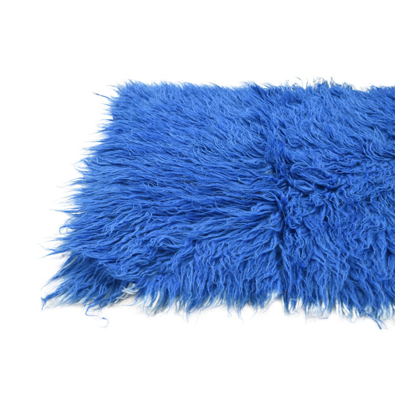 4 Ft Rectangle Pires Blue Rug
