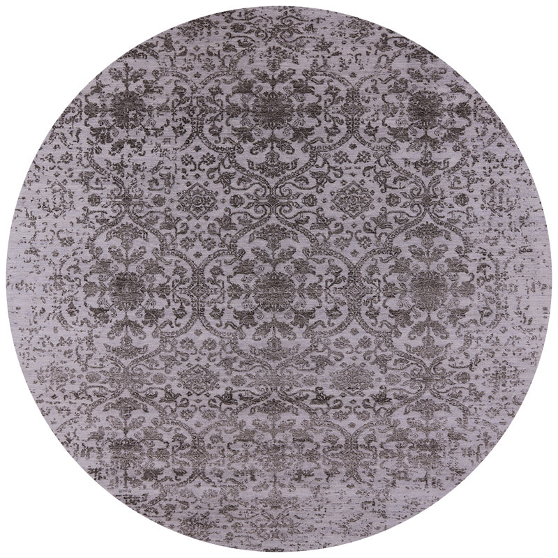 Shanita Floral Indoor Rug, Round 6'