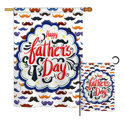 Tecoma Double Sided Polyester Father's Day Flag Set