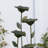XBrand 34.3" H Zinc Metal Flower Fountain with River Stones – Indoor & Outdoor Water Feature