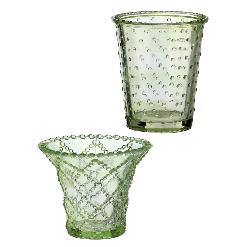 4.5'' Vintage Hobnail Petite Glass Vase 