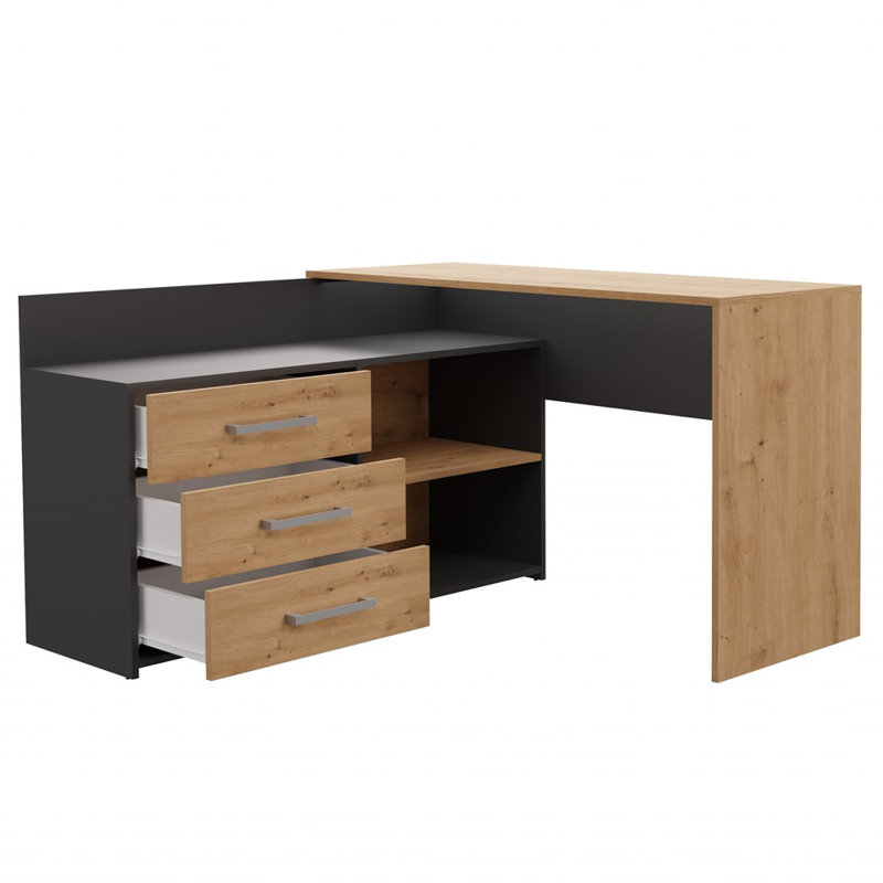 Baro Corner Writing Desk