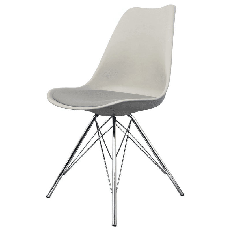 Topeka 45cm H Upholstered Side Chair, Grey