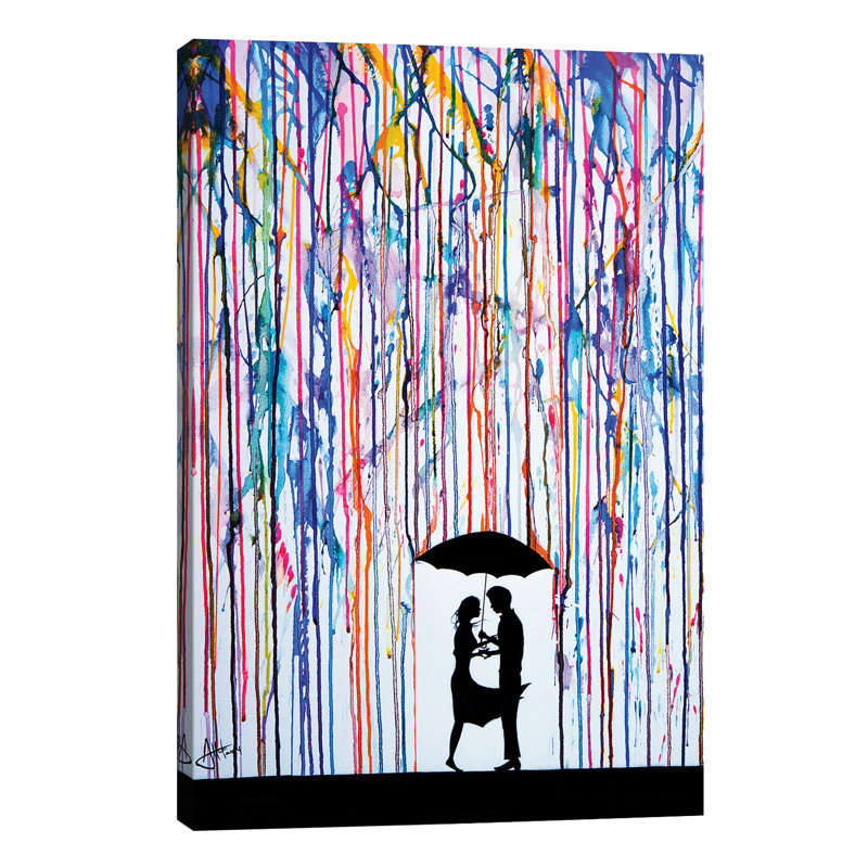 « touche » par marc allante, reproduction d’art sur toile, H 12 po x l 18 po x P 1,5 po, Toile tendue, Pas de tapis