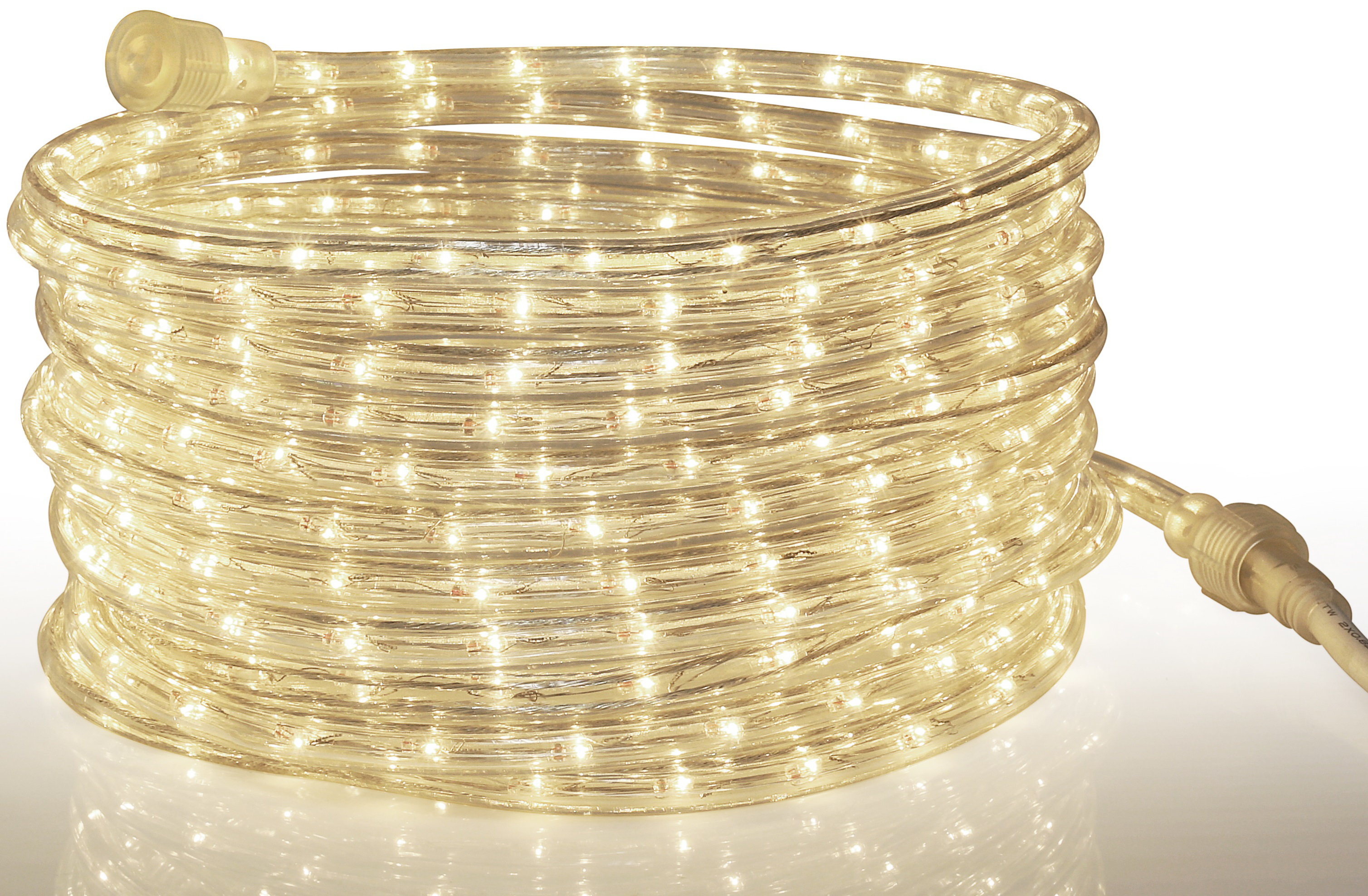 The Party Aisle™ Murrell 24' Outdoor LED 144 - Bulb Rope String Light ...