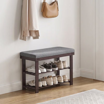 6 Pair Shoe Storage Bench