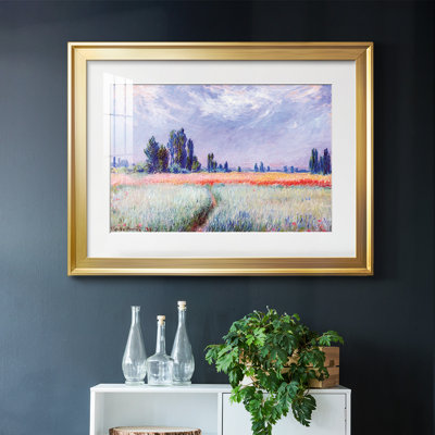 The Wheat Field, 1881, impression encadrée avec biseauté mat et verre