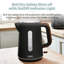 Tower Scandi Stainless Steel Kettle with Rapid Boil and Boil Dry Protection, 1.7L, 3000W-74893865