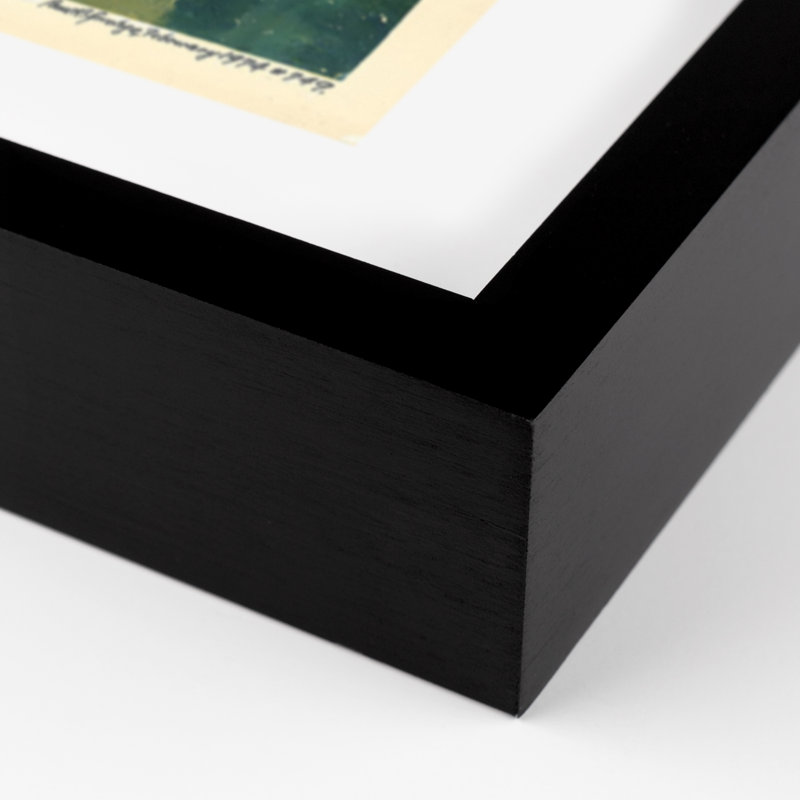 Silva Print, 36" H x 48" W x 2.5" D, Black