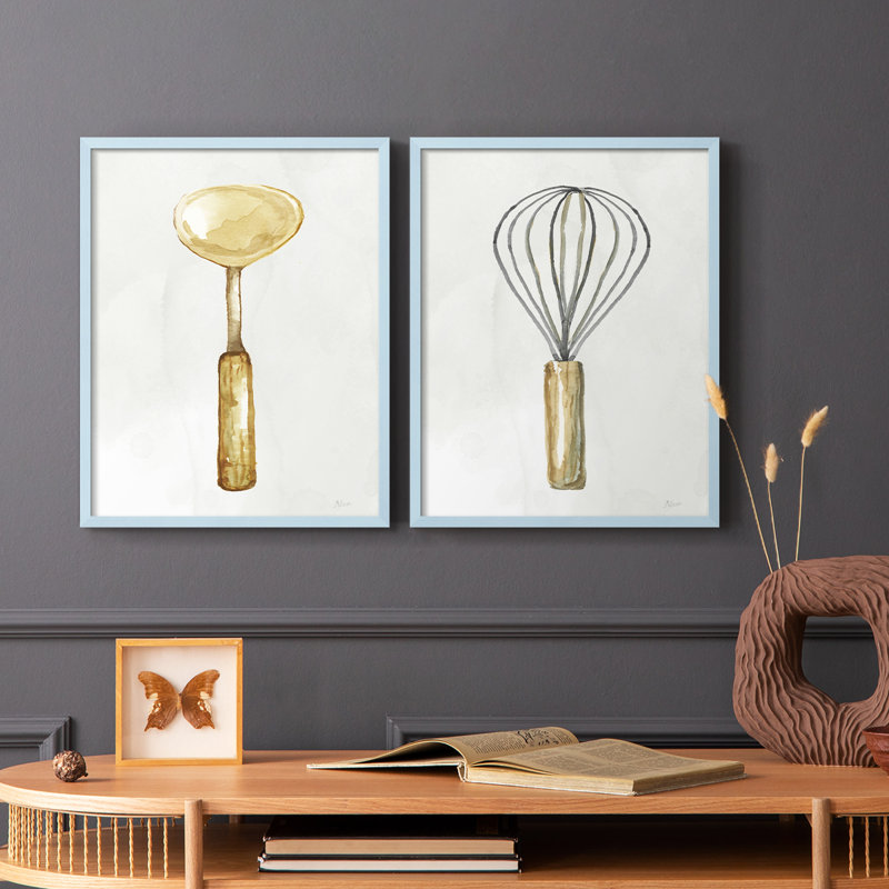 Impression encadrée de cuisine I-Premium de Kitchen N Nécessity - prête à être accrochée - aucun clou requis - aucun clou requis