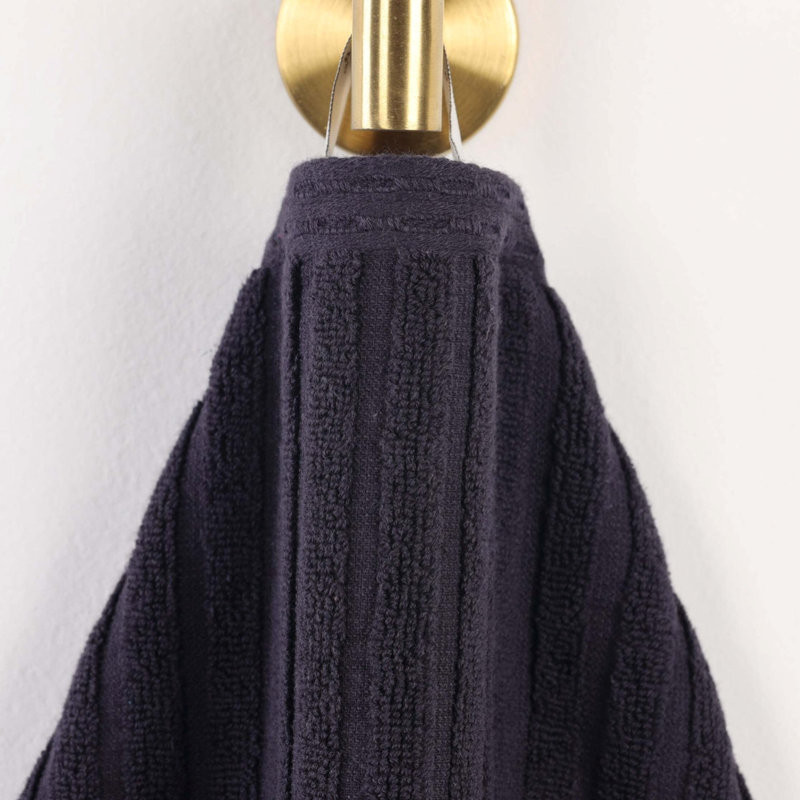 Ensemble de 4 serviettes de bain Keshayla, Noir