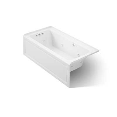 Archer 60" x 30" Alcove/Tile in Whirlpool Acrylic Bathtub