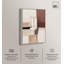 Impression sur toile Plaster Collage II par Art Remedy, cadre argenté, 10 x 15-60910885-60910888