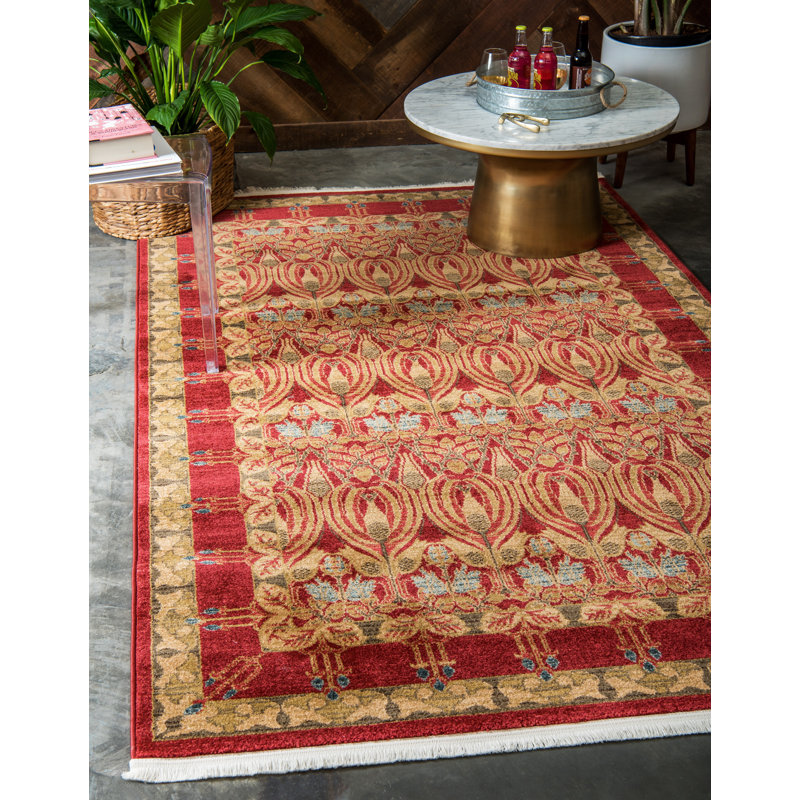 Tapis rouge Moore, Rectangle 7 pi 1 po x 10 pi