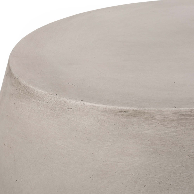 Outdoor Lightweight Concrete Side Table