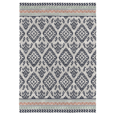 Aledo Machine Woven Grey Indoor Rug
