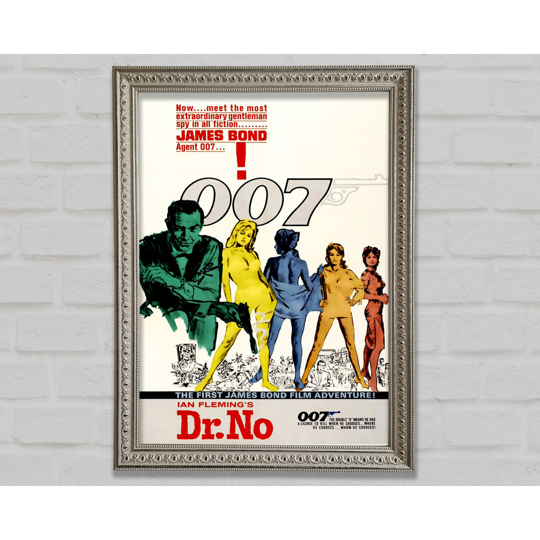 Sean Connery Dr. No - Einzelner Bilderrahmen Kunstdrucke