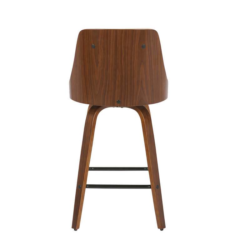 Contemporary Counter Stool, Beige