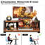 Bureau d'ordinateur à 2 niveaux Julio
