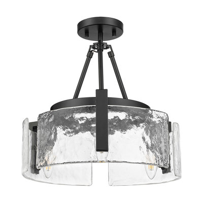 3 - Light Semi-Flush Mount