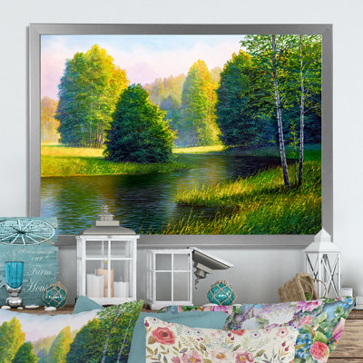 " River Though A Summer Forest IV "