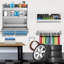 Organisateur mural en métal 6 pièces - Ensemble de rangement pour outils Ultimate Garage