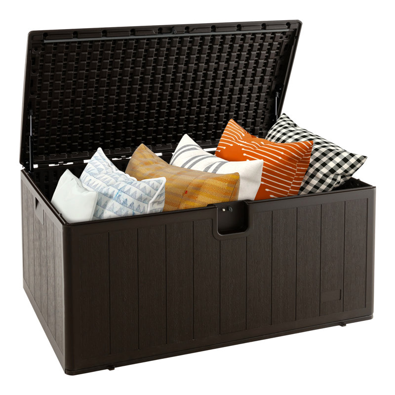Coffre de terrasse verrouillable 130 gallons Topbuy