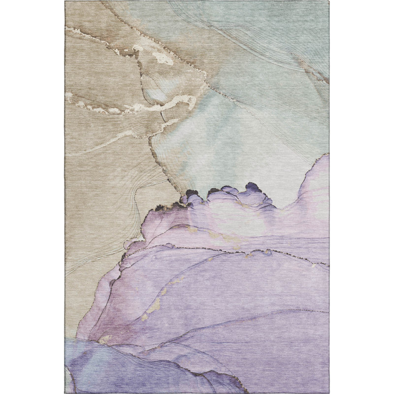 Premium Machine Washable Otte AMF1783 Modern Rug, Rectangle 8' x 10'