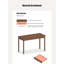 Bureau en noyer noir clair clair-611431864