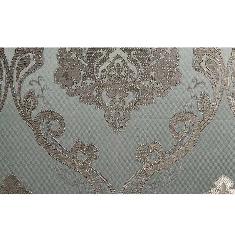 Causeuse à accoudoirs encastrés 73 po Joanos, Mélange de polyester gris