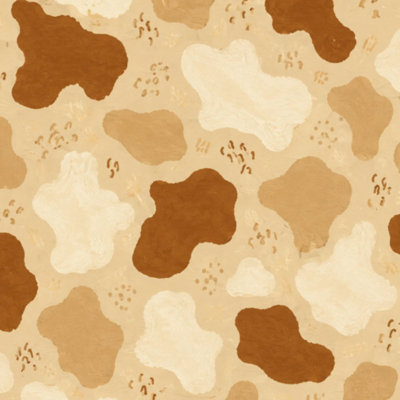 Peel and Stick Wallpaper Cow fur effect Cowhide Animal Fur Brown White Color Contact Paper Removable Self Adhesive Wall Mural Wall Decor for Bedroom Kitchen Cabinets 24in x 118in