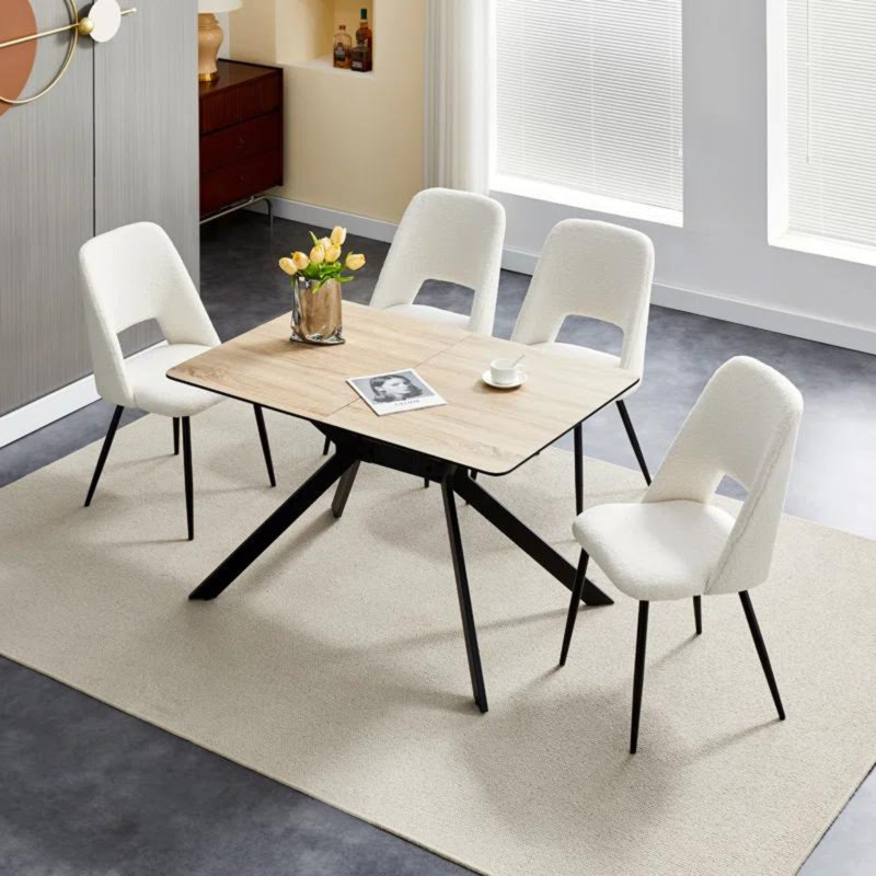 Table de salle à manger rectangulaire L 63 po x l 31,5 po Ephrata