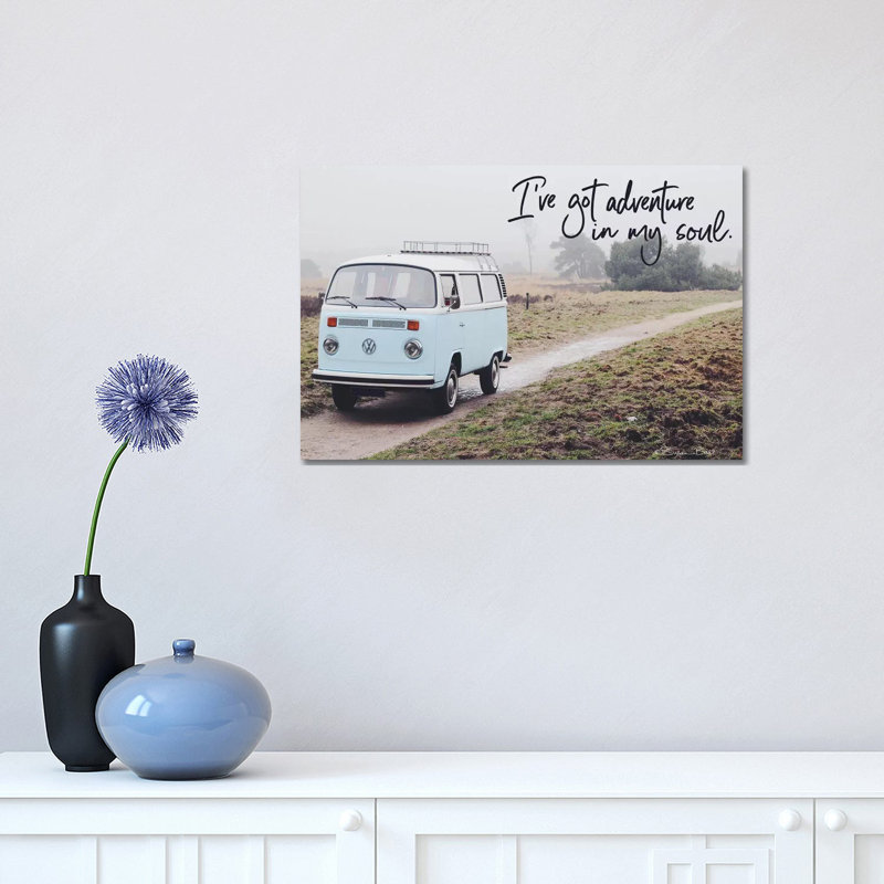 I've Got Adventure in My Soul 1 Piece Wall Art on Canvas, 30.48cm H x 45.72cm W x 1.91cm D, Wrapped Canvas