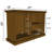 Arsene 30'' H x 47'' W Storage Bookcase
