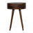 22" Chestnut Solid Wood One Drawer Nightstand