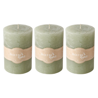 3 Piece Pillar Candle Set