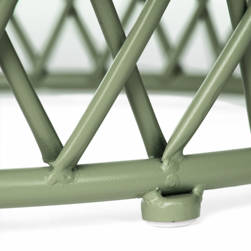 Table d'appoint Matte Iron, Vert