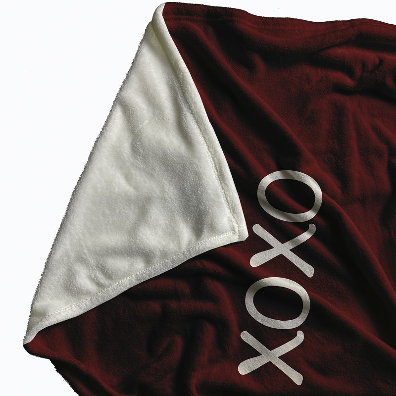 Binion Throw Blanket, W127 x L152cm, Red