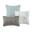 Courtepointe 6 pièces. Réversible, microfibre, matelassage vermicelle, 2 taies décoratives, 3 coussins, très grand / très grand. Pièce, réversible avec imprimé feuille de diamant, rembourrage 100% microfibre, coussins-117409712-117409718
