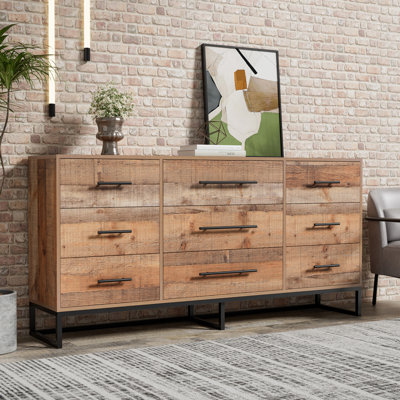 9 Drawer 63'W  Dresser
