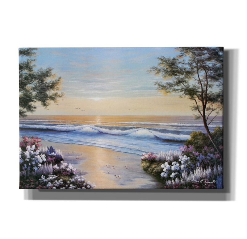 «Ocean Breeze» par Diane Romanello, H 18 po x l 26 po x P 0,75 po