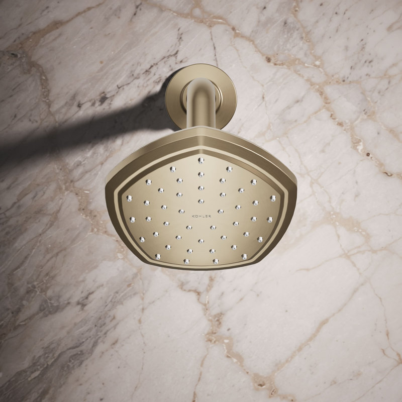 Occasion Full/Standard Fixed Shower Head, Vibrant Brushed Bronze, 2.5 GPM 