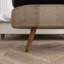 Banc de rangement ovale avec repose-pieds en bois d'hévéa-1038745380